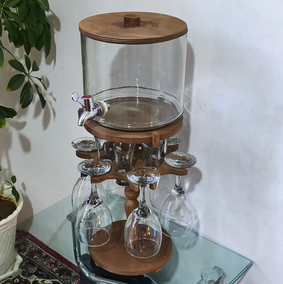 کلمن مارگاریتا استنددار و گیلاس دار